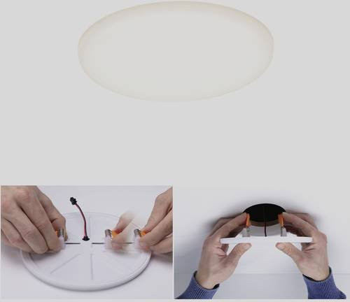 Paulmann Veluna VariFit LED-Einbauleuchte rund, weiss, Durchmesser: 12,5 cm, 8,5 W, 3.000 K - Bild 1