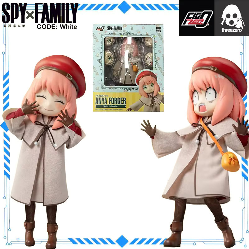 Threezero FigZero Spy House Code Ania Fujie Winterkleidungsversion, bewegliches Spielzeugmodell, Weiß - Bild 2