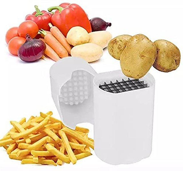 Binchi Outdoor Product Pommes Frites Schneider und Gemüsehobel in Beige - Bild 1