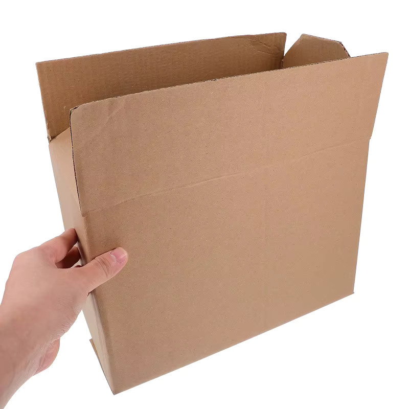 20er Set Express Boxen aus brauner Wellpappe für Lagerung und Handwerk B/T/H: 20,0 x 18,0 x 15,0 cm - Bild 2