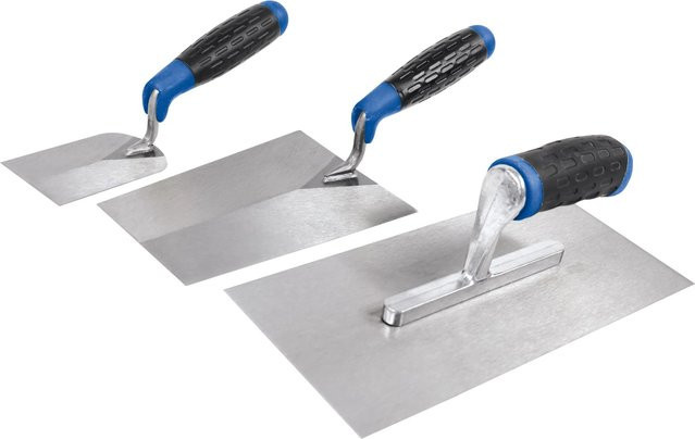 LUX-TOOLS 3-teiliges Kellenset aus Edelstahl in Silber - Bild 1