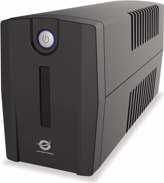 Conceptronic ZEUS07ES USV Unterbrechungsfreie Stromversorgung 1000VA 600W Line-Interaktiv Schwarz - Bild 1