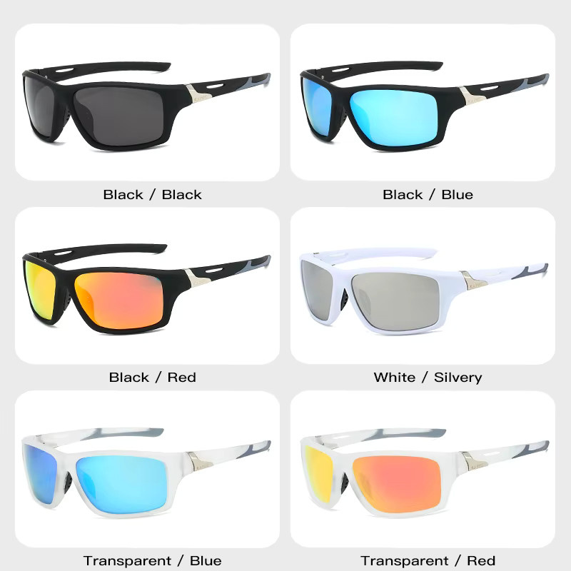 Karos Sportsonnenbrille, Vollrand, Kunststoff, schwarz, polarisiert, Herren - Bild 3