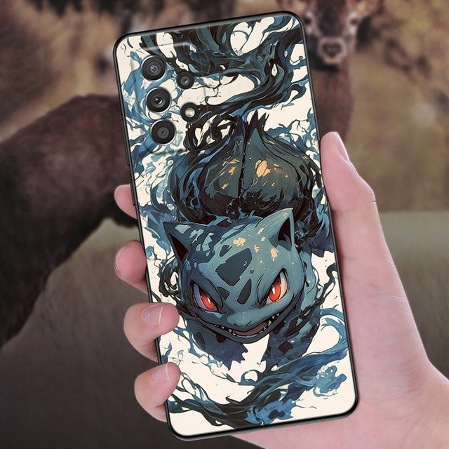 Samsung Galaxy Handyhülle mit Pokemon Motiven Bulbasaura Umbreon Gengar in Multicolour für A56 5G A55 A36 A26 A16 A54 A52 A35 A34 A21S A14 A06 - Bild 1