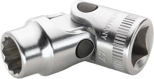 Stahlwille Gelenk-Steckschlüsseleinsatz 3/8 Zoll mit 17 mm Schlüsselweite in Silber - Bild 1