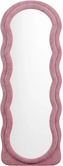 Vente-unique Wandspiegel Ayani in Rosa mit organischer Form, Breite: 65 cm, Höhe: 170 cm - Bild 1