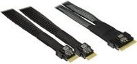 Inter-Tech Kabel SFF-8654-8i auf 2x SFF-8654-4i in Schwarz - Bild 1