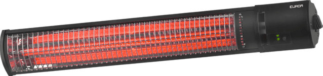 Eurom Golden 2500 Shadow Patioheater Heizstrahler für Flächen bis 25 m2 in Schwarz - Bild 1