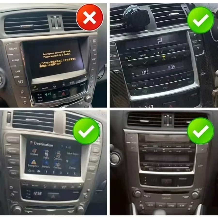 EOENKK Android 15 Auto Radio für Lexus IS250 IS300 IS200 IS220 IS350 (2005-2012) Multimedia Stereo Video Player mit CarPlay und 360 Kamera in Schwarz - Bild 2