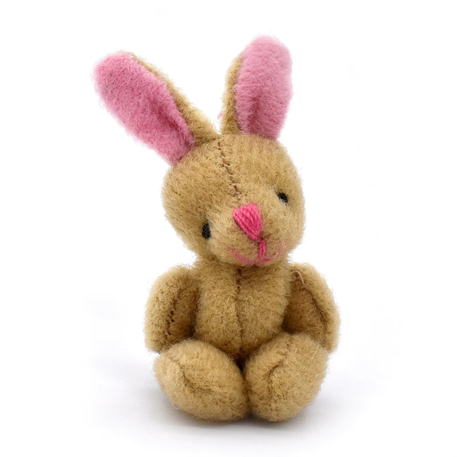 Mini-Plüsch-Kaninchen, Plüsch / Textil, Tiere, Zubehör - Bild 1