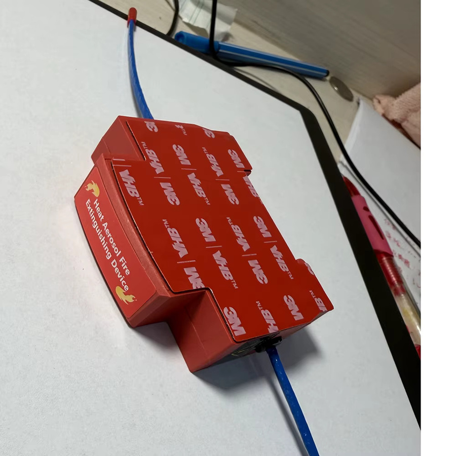 FXCOD Automatischer Brandschutz-Aerosol Feuerlöschschalter für Elektroschalter und Zählerkästen, Rot, 10g-40g - Bild 4