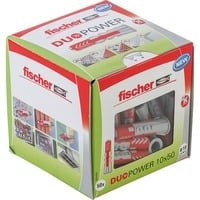 Fischer DUOPOWER 2-Komponenten-Dübel aus Nylon, Durchmesser: 10 mm, Länge: 50 mm, Farbe: Grau/Rot - Bild 1