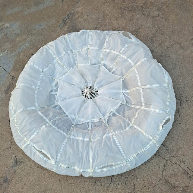 YUENHOANG Nylon Fallschirm für RC Drone Modell Flugzeug, Zubehör, Weiß - Bild 1