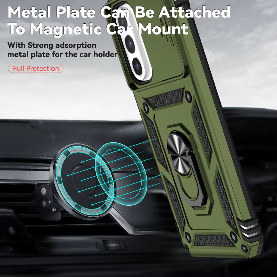 Robuste Samsung Galaxy S26 S25 S24 S23 S22 Ultra Plus Schutzhülle in Militärqualität mit Magnetringständer in Blau - Bild 4