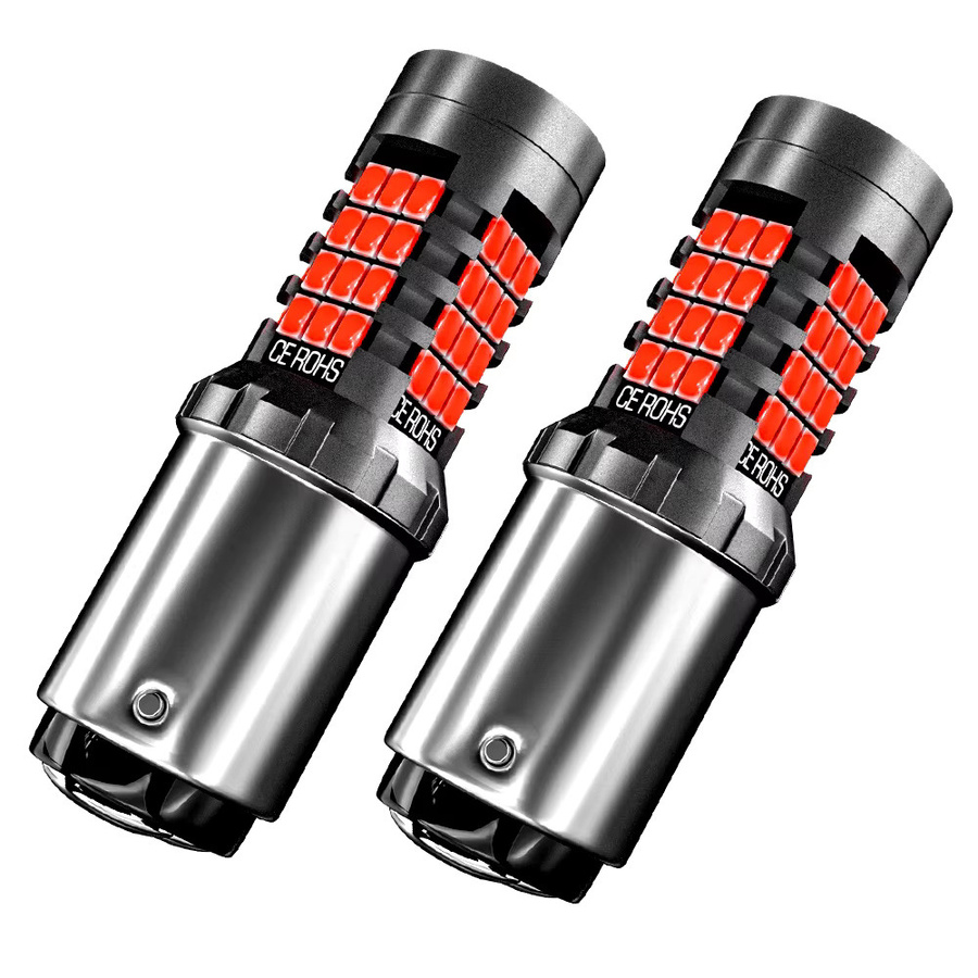 2 Stück LED Bremslicht Lampen P21/5W 1157 BAY15D Canbus für Renault Grand Scenic Laguna Sport Logan Master Megane Twingo - Bild 6