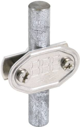 DEHN Nummernschild 7-Segment-Anzeige NS 16 in Silber - Bild 1