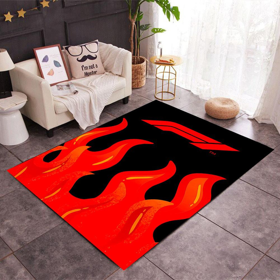 NostalgicHub Anti-Rutsch-Teppich Formel 1 Speed-Ikone aus Polyester, Rechteck, Breite: 100 cm, Tiefe: 120 cm - Bild 2