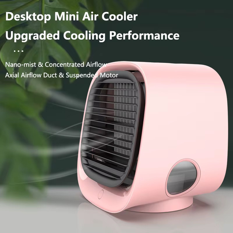 Lenovo Mini-Ventilator Luftkühler Desktop USB-Klimaanlage in Pink - Bild 4