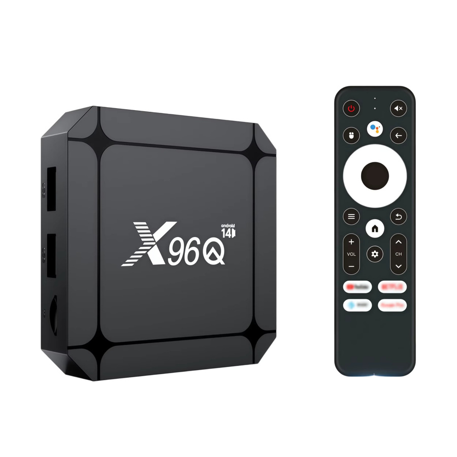 X96Q Android 14.0 TV-Box mit RK3518 Quad-Core, WiFi 6, Bluetooth 5.0 und 4K Ultra HD Smart Media Player in Schwarz - Bild 4