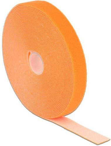 Delock 18748 Klettband zum Bündeln in Orange, Länge: 10 m, Breite: 20 mm - Bild 1
