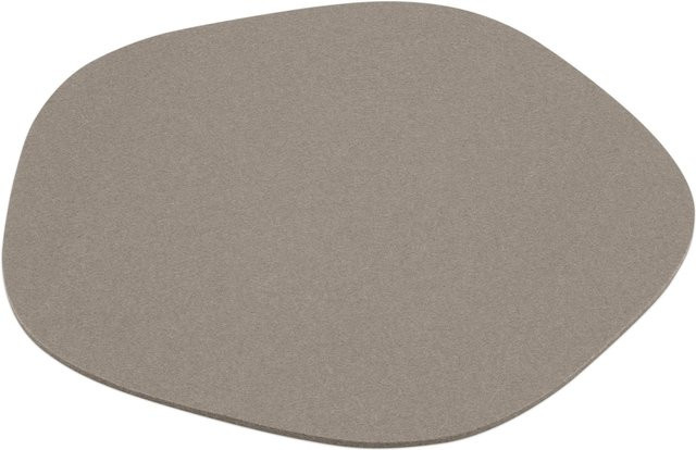Hey-Sign Teppich Pebble aus Filz in Grau und Beige - Bild 1