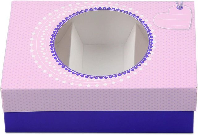 Dr. Oetker Geschenkbox mit Macarons und kleinen Gebäcken inkl. Einleger, Pink - Bild 1