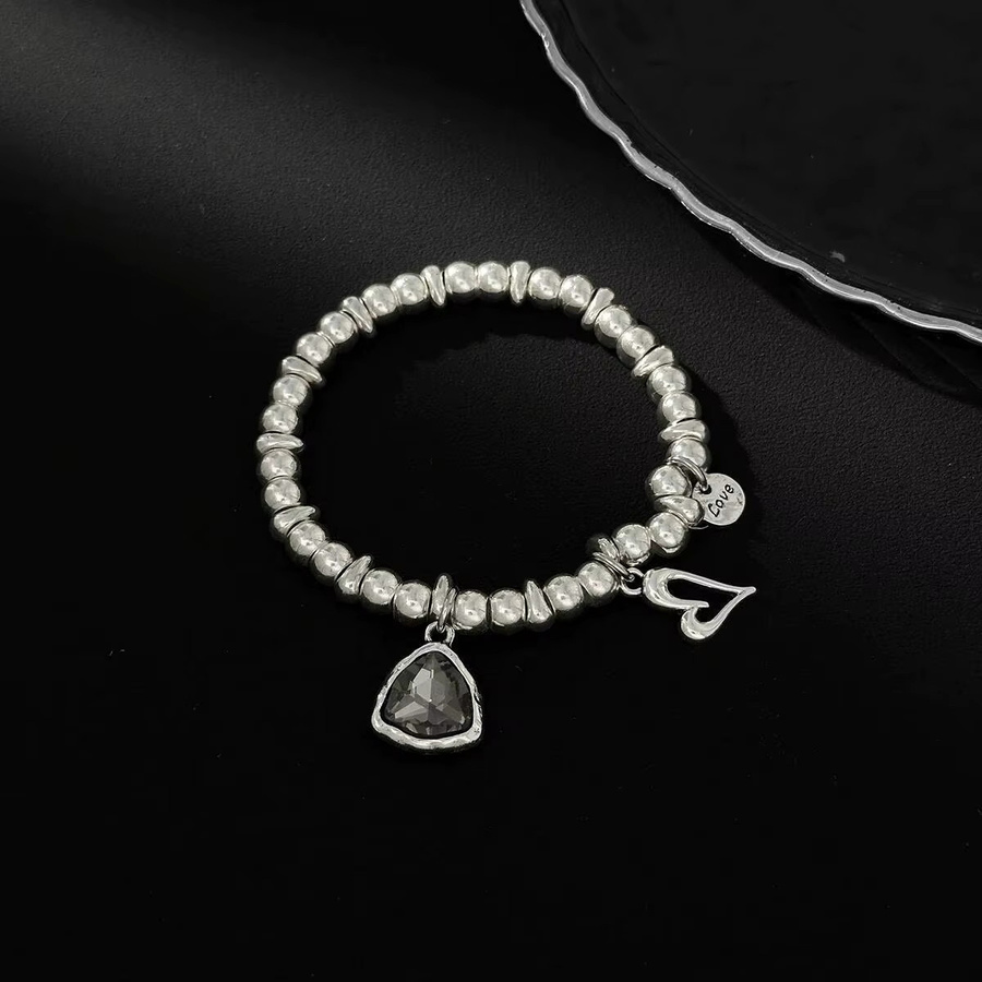 Ingemark Armband, Acryl, Schwarz, Herz Anhänger, Damen - Bild 3