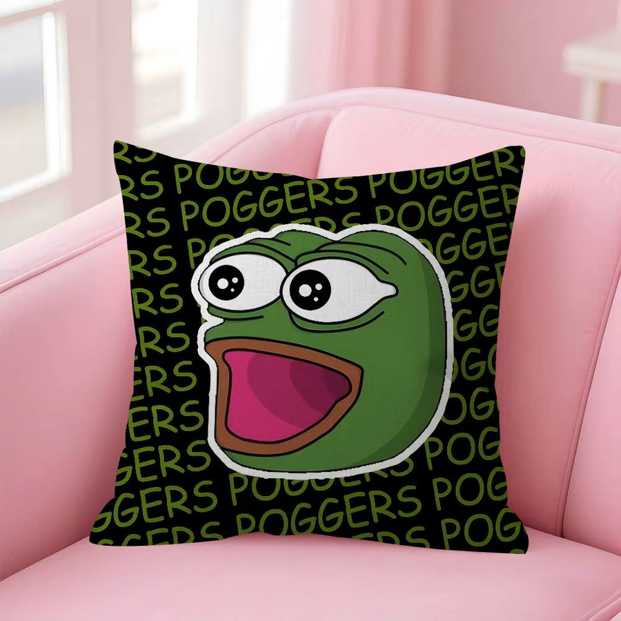 Personalisierter Kissenbezug Pepe der Frosch für das Kinderzimmer, quadratisch, Grün, Breite: 30 cm, Höhe: 30 cm - Bild 5