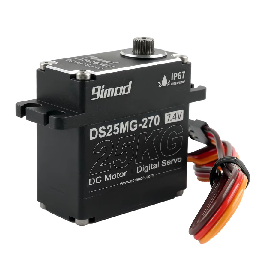 9imod DS25MG-Servo, digitale Motorservos, Metall, Schwarz - Bild 2