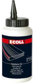 E-COLL Holzleim D3 PVAC wasserfest transparent 750g - Bild 1