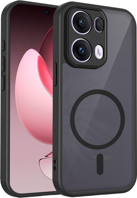 ESUFEIDA Armor Handyhülle für OPPO Reno 13 5G, Matt Frosted Design, Transparent, Magnetisch für kabelloses Laden - Bild 1