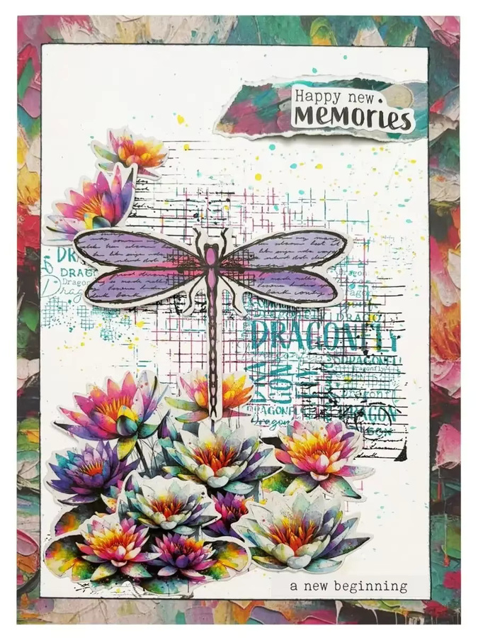 Blumenstempel 2025 Set mit Stanzformen und Schablonen in Multicolor aus Metall für DIY-Grußkarten, Tagebücher und Dekorationen - Bild 1