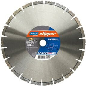 CLIPPER Diamantscheibe Pro Uni Silencio für Beton und Universal, Farbe: Silber, Durchmesser: 350 mm - Bild 1