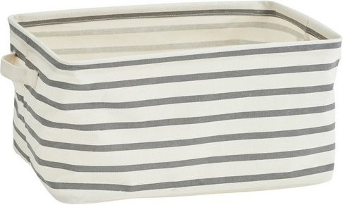 Zeller Aufbewahrungskorb aus Textil in Grau, B: 25 cm, H: 18 cm - Bild 1