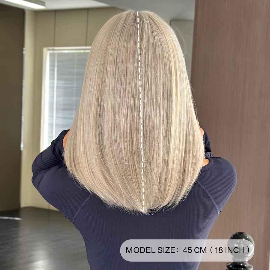 NAMM Ascheperücke, synthetisch, gerade, Damen - Bild 3