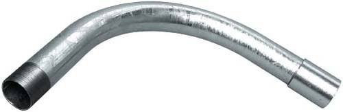 Fränkische Rohrwerke Stahlrohr-Gewindebogen in Silber - Bild 1