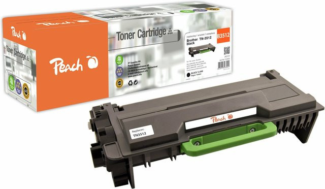 Peach B3512 Toner XL Schwarz für Brother TN-3512, kompatibel mit Brother DCPL 6600 DW, HLL 6250 DN, HLL 6300 DW und HLL 6300 DWT (wiederaufbereitet) - Bild 1