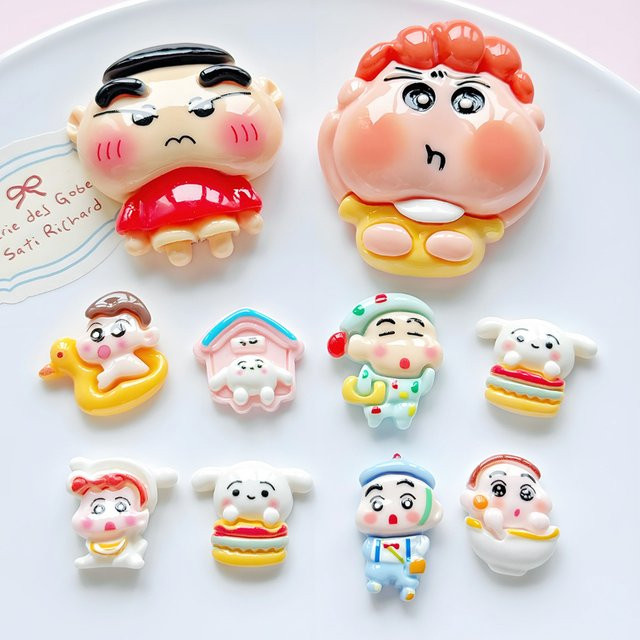 Bandai Schuh-Charms Set, Kawaii Crayon Shin-chan, Kinder - Bild 1