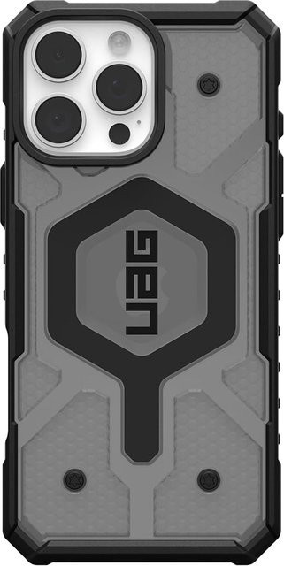Urban Armor Gear Pathfinder Clear MagSafe-Hülle für Apple iPhone 16 Pro, Grau, Transparent - Bild 1
