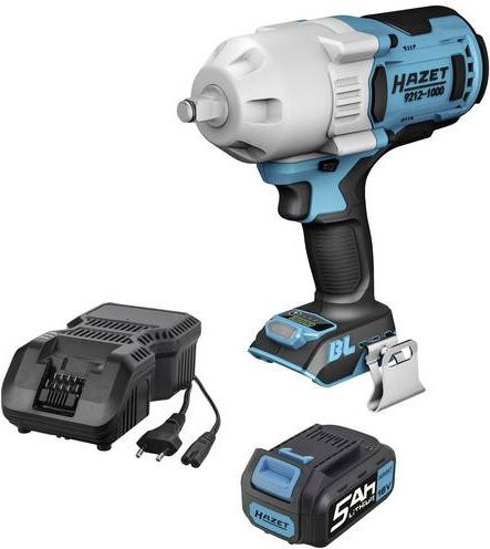 Hazet Akku-Schlagschrauber 9212-1000/3 18V Blau mit 5Ah Akku - Bild 1