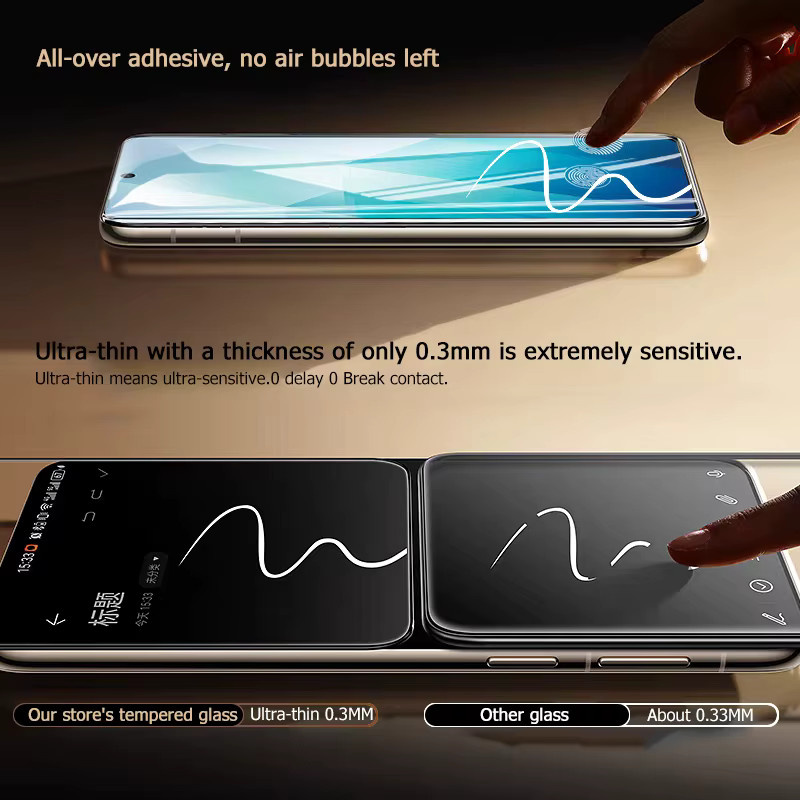 Gehärtetes Glas Display Schutzfolie für vivo Y100t Y100i Y31 Pro Y19 Y19s Y39 Y04 Y29s Y29 Y37 Y58 Y18 Y18i Y18t Y18e Y38 Y3 in Transparent - Bild 3