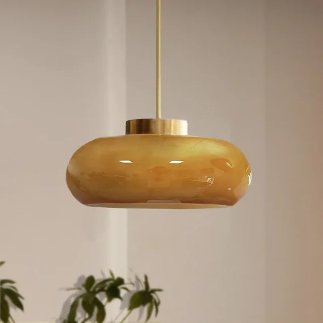 Claeted Pendelleuchte Barth aus Glas in Transparent mit E27 Fassung für LED, minimalistisches Design im Retro-Stil für Esszimmer, Wohnzimmer oder Schlafzimmer - Bild 1