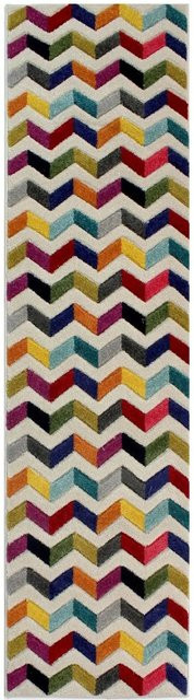 Flair Rugs Kinderteppich Bolero Mehrfarbig gestreift B: 66 cm, L: 300 cm - Bild 1