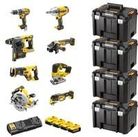 DEWALT Akku-Werkzeugset DCK865P4T-QW mit Schlagbohrschrauber, Akku-Schlagschrauber und Akku-Bohrhammer 18V - Bild 2