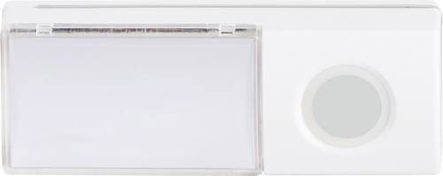 Heidemann Funkgong Sender mit Namensschild 70886 HX Glow in Weiß - Bild 1