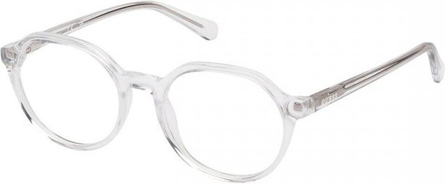 Guess GU50166 Kinderbrille, Vollrand, oval, transparent, white - Bild 1