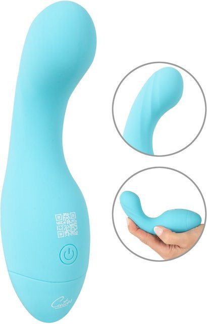 Cuties Minivibrator mit Tiefen-Vibration in 10 Modi in Blau und Türkis - Bild 1