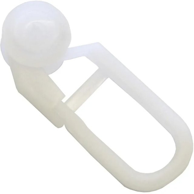 Gardinia Rollringe aus Kunststoff in Weiß, 100er Pack - Bild 1