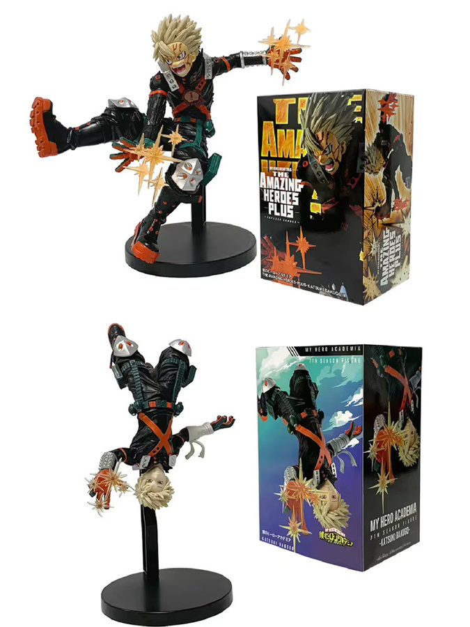 Bandai My Hero Academia Bakugou Katsuki Figur, 3-teiliges Set - Bild 5