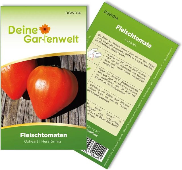 Deine Gartenwelt Fleischtomate Oxheart Ochsenherz Samen - Bild 1